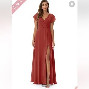 Rylee tarracotta dress